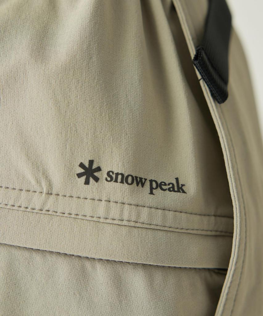 Snow Peak Stretch Trekking Pants and Light XL Water-Repellent PA-25AU004, Men's Women's, Grey,