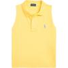 Polo Smal passform Enfärgad Ärmlös Pikétröja Dam Toppar Gul WMPOKNINB920039-700