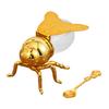 Honey Container with Spoon, Ideal for Storing Condiments and Oils