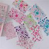 1 Sheet 3D Heart Shape Sticker Acrylic Crystal Children's Stickers Simulation Diamond Pearl Photo Album Decoration Stickers