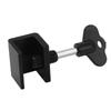 6pcs Aluminum Alloy Door Limit Stopper 1 Hole Movable Window Safety Lock  Office Use