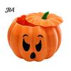 Cute Pumpkin Trinket Case 3D Printed Devil Storage Box with Lid, Funny Ghost Face Desktop Jewelry Organizer Halloween Decoration, for And Small