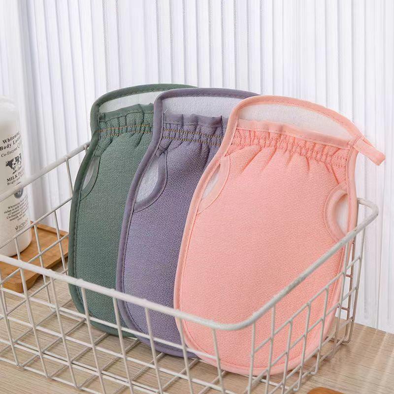 Gentle Exfoliating Bath Glove for Women Skin Friendly Deep Cleansing Back Scrubber Reusable Quick Dry Bath Accessory Effective Yet Safe Body Scrubber