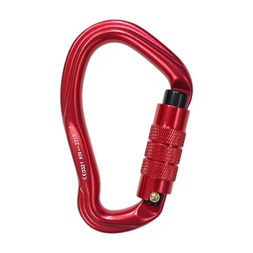 Pear-shaped Professional Carabiner 23KN Outdoor Sports Buckle  Outdoor Camping