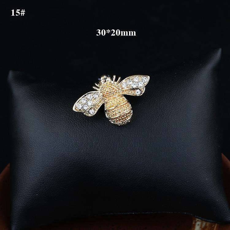 Mode Farbe Biene Tier Brosche Zubehör Anstecknadel Süßes Insekt Metall Kragennadel Broschen