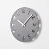 Lemnos Paneco Analog Wall Clock, Dark Gray, Made from Recycled Fiber Board, PANECO CLOCK HIL22-10 DGY