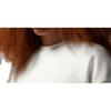 Jordan Logo Crew Neck Pullover Sweatshirt Women Tops White FB5117-133