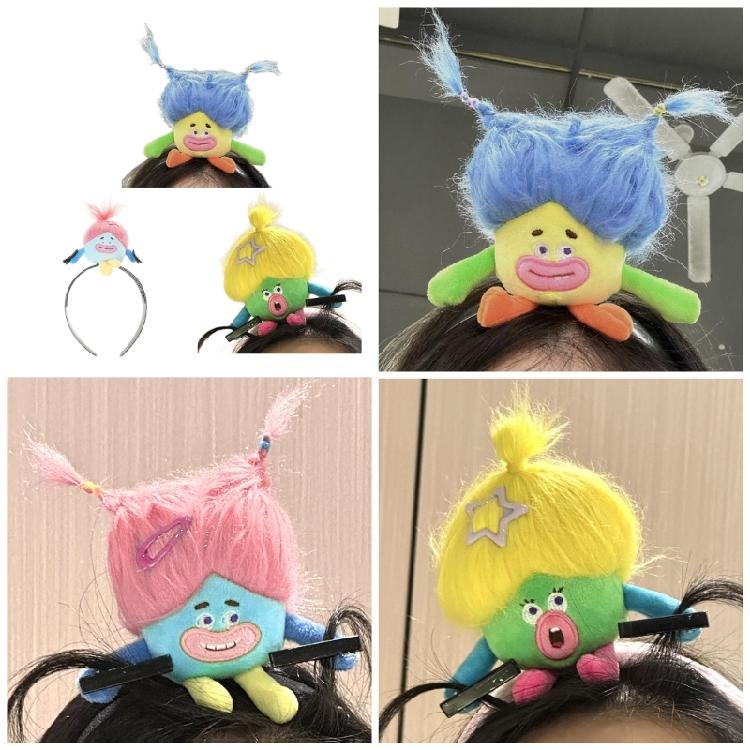 Carnivals Party Headband Cartoon Stuffed Doll Shape Hairband for Adult Kids