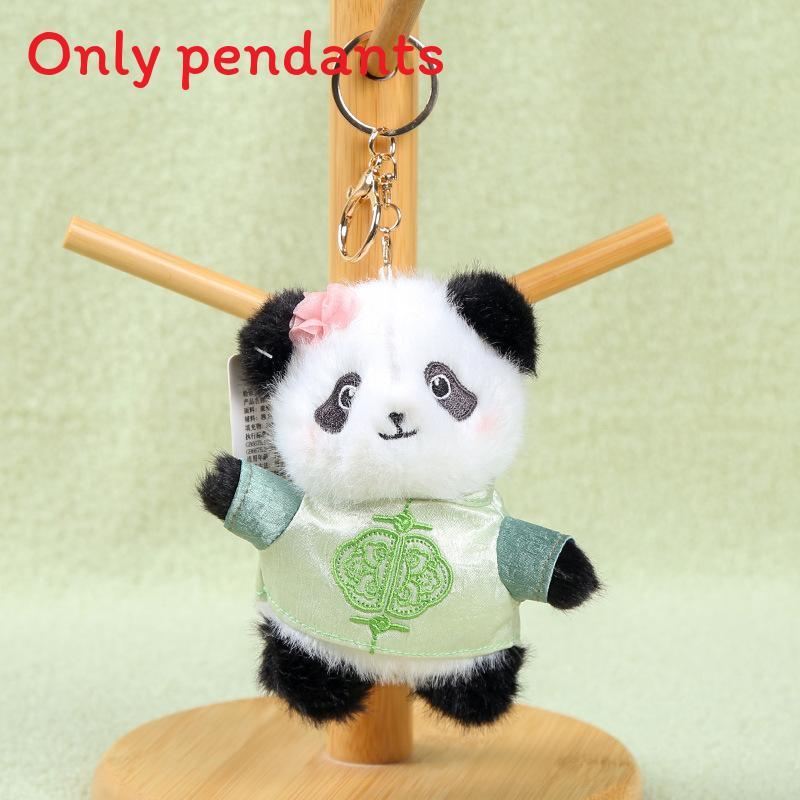 Panda Keychain Plush Toy With Pp Cotton Filling For Backpack Decor And Collection