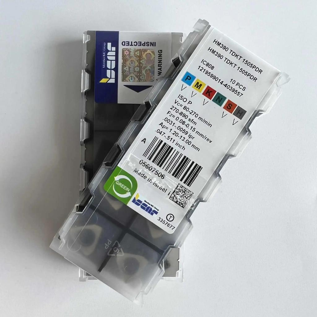 ISCAR / HM390TDKT1505PDR IC808 /Industrial indexable Carbide Inserts 10 PCS