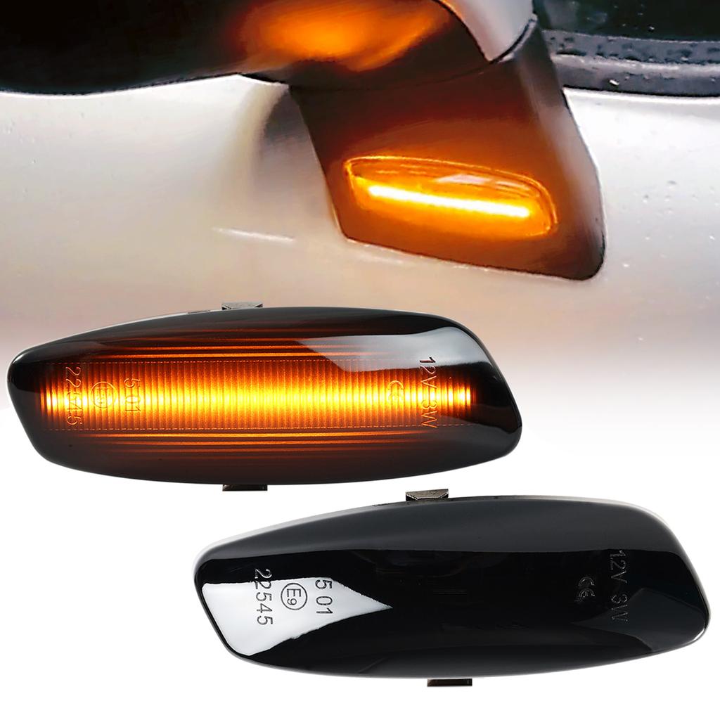 Smoke Side Indicator Flowing Dynamic Turn Signal Ip65 Waterproof Canbus Error Free For Peugeot 207 308 3008 5008 6325G5 6325G6