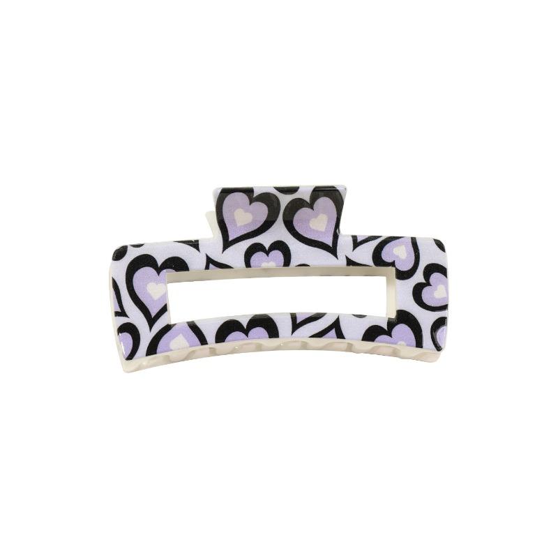 Uv-printed Square Gripper Sweet Fruit Print UpdoShark ClipHair Clip Hair Accessory