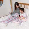 Beauty Fish Scales Mermaid Tail Princess Blanket For Sofa Bed Wearable Soft Flannel Throw Nap Sleeping Bag Single Warm Blankets