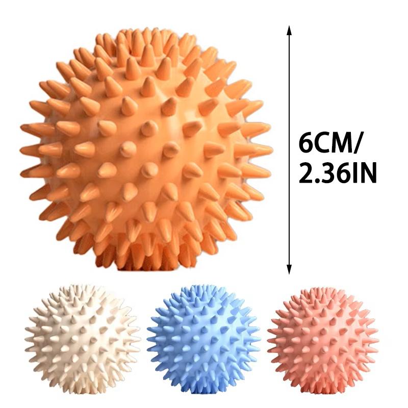 Hedgehog Massage Ball Yoga Fascia Ball Exercise Fitness Muscle Relaxation Massage Stick Shoulder Neck Leg Plantar Meridian Ball