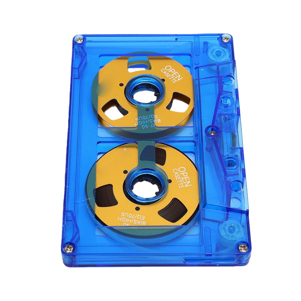 Reel to Reel Cassette Tape Double Sided Sound Cassette Tape with 50 Minutes Recording Time Normal Bias for Music