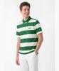 LECOQ GOLF Men'S Airy Stripe Collared Short Sleeve T-Shirt _Gren Gr221Mts44