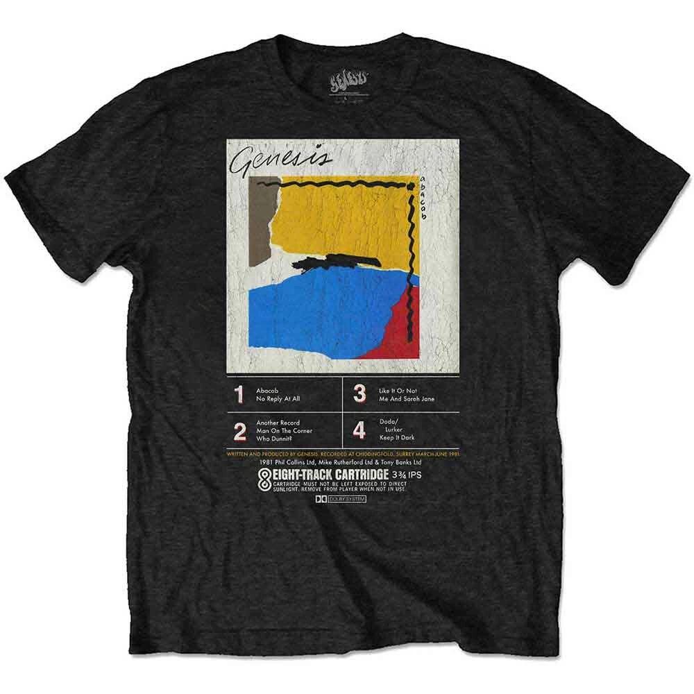Genesis Unisex T-Shirt: ABACAB 8-Track (Large) M