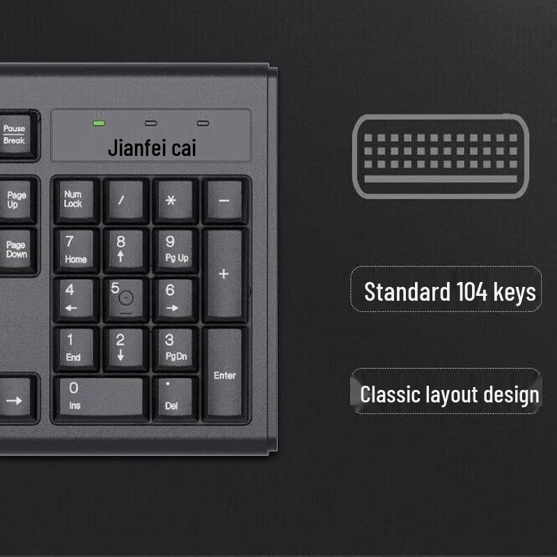 A4TECH KK-5520NP Wired Keyboard and Mouse Combo