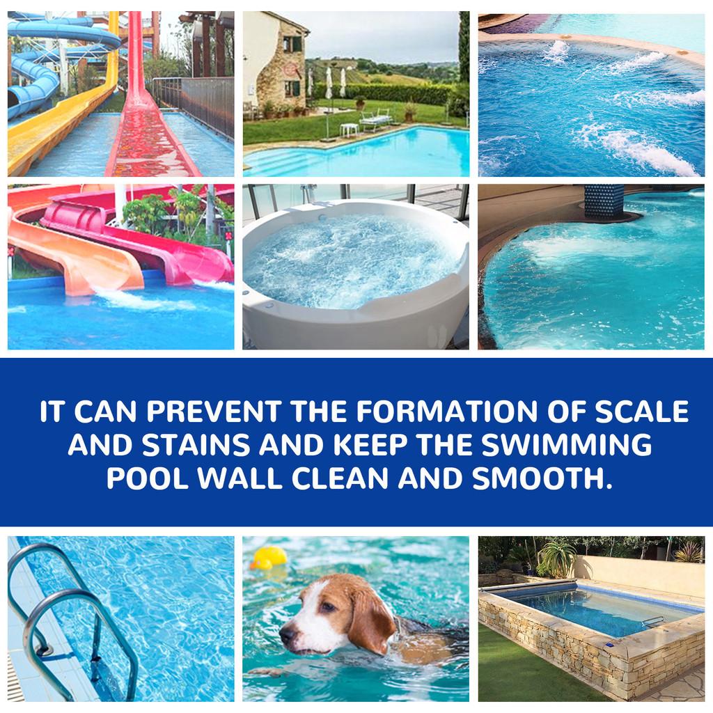 Moonspry Sparkling Pool Cleaning Tablets For Clean Water Clarity And Stain Elimination