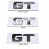 S-Abzeichen Buchstabe Emblem Styling 3D ABS Heckklappen-Aufkleber Silber Schwarz Rot Für GT GTS GT63S GT43 GT50 GT53 GT63
