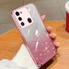 Infinix HOT 50 Case: Electroplated Silicone Glitter Gradient for NOTE 40, ZERO 30, SPARK 30C.