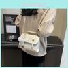 Stylish Retro Shoulder Bag For Women Trendy Small Square Crossbody In Pu Leather