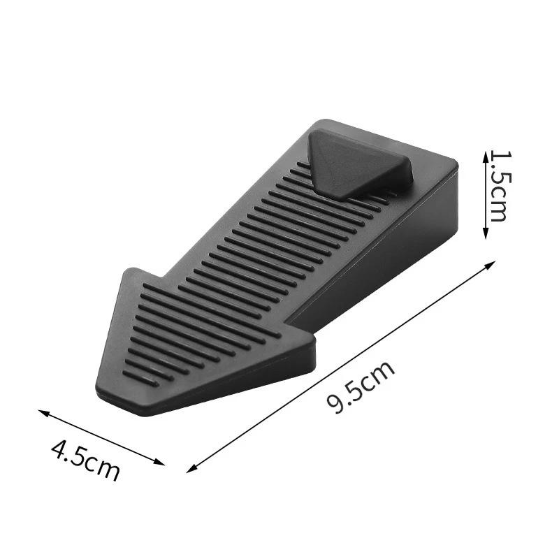 Wall Protectors Door Stopper New Silicone Anti Collision Floor Holder Hidden Non-slip Doorstop Bedroom
