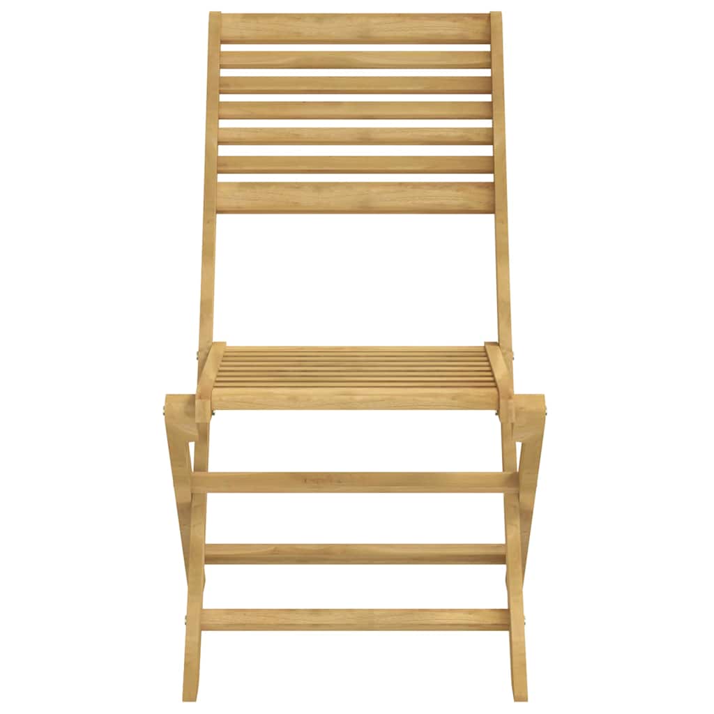 Garden Chairs 6 Pcs. Foldable 48.5 X 61.5 X 87 Cm Solid Acacia Wood