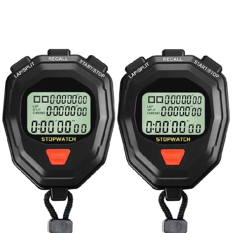 Precision Timer Tools with Lanyard Digital Stopwatch Timer Outdoor Sports Training Timer Handheld Chronograph Stop Watch