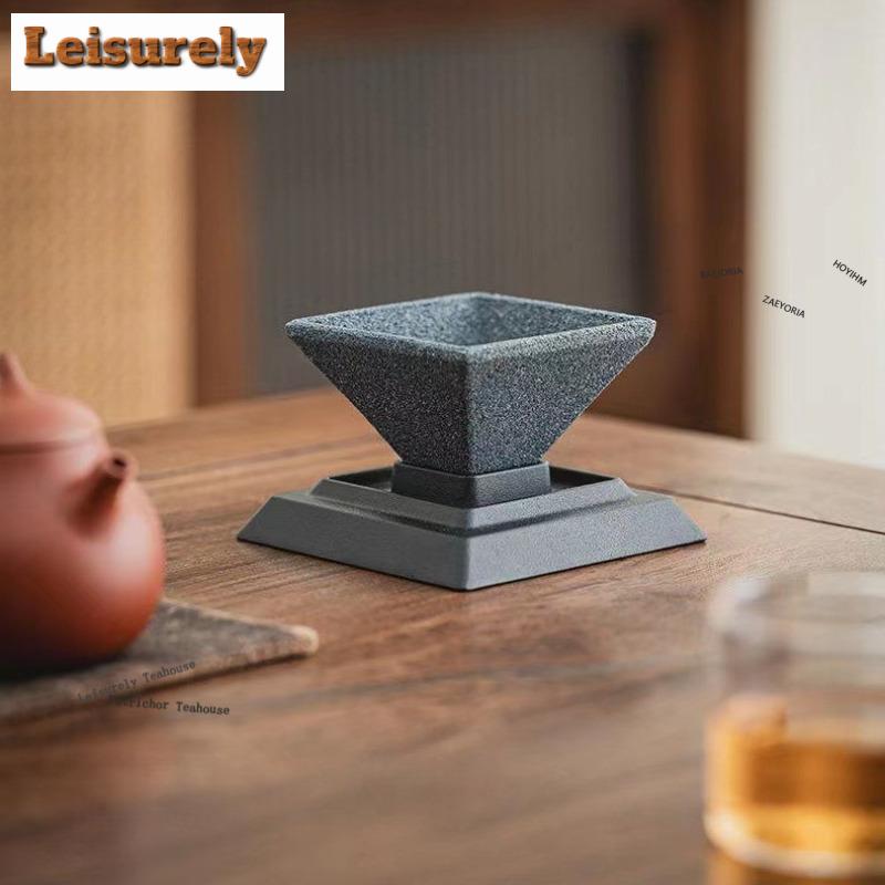 Pyramid Nano-microporous Sclausura Tea Separator Infusor Creative Tea Strainer Dispenser Tea Soaking Tea Filter For Tea Ornament