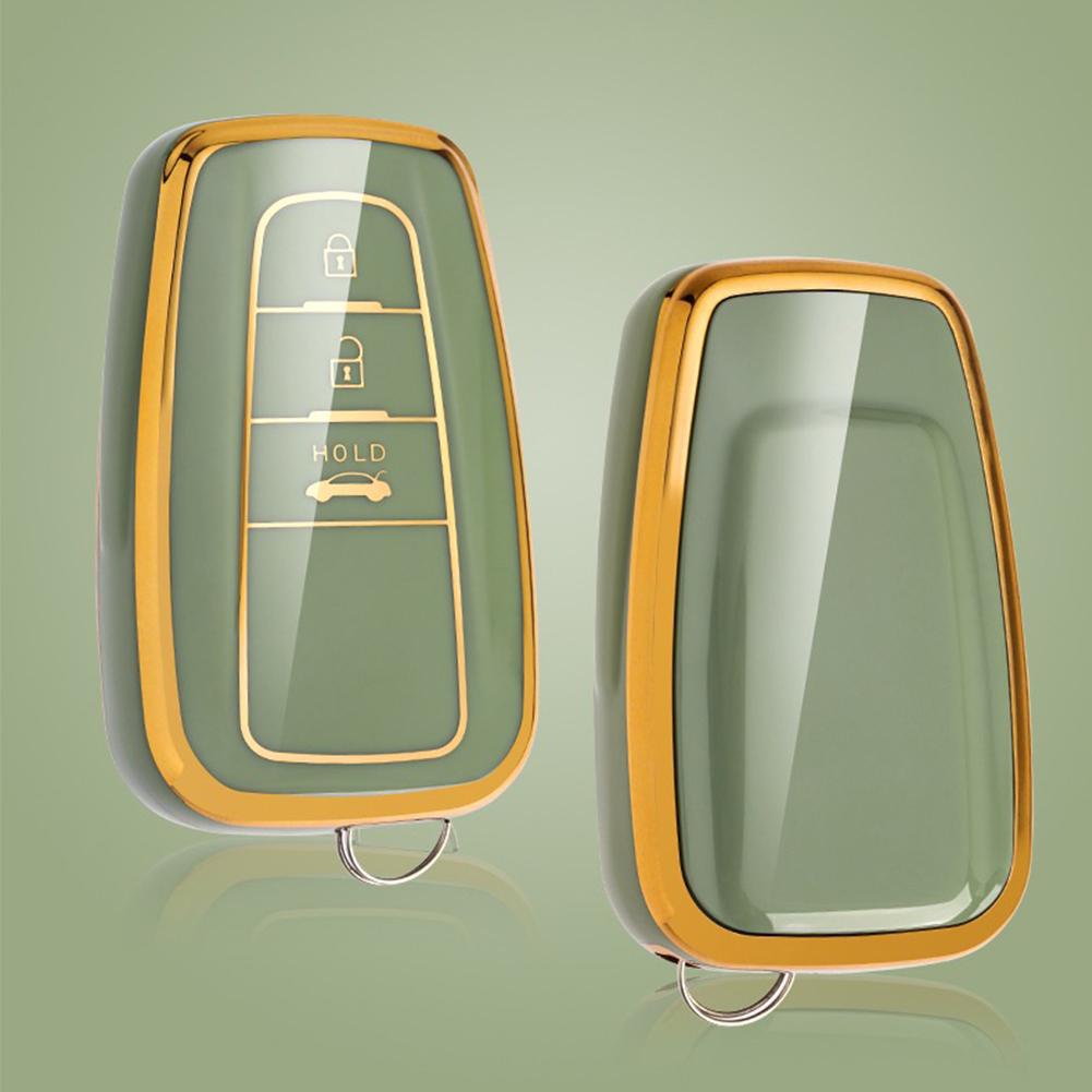 Módní TPU Obal na klíč dálkového ovládání auta Skořepina Fob Pro Toyota Corolla Prius Camry CHR C-HR RAV4 Altis Land Cruiser Prado Bezklíčový
