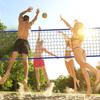 Sistema di Rete Portatile da Pallavolo per Esterni, Pali in Acciaio Regolabili in Altezza, Set da Pallavolo Professionale con Pallone in PVC, Pompa, Borsa per il Trasporto, Robusto