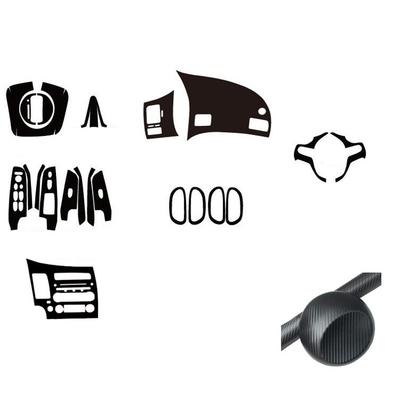 1 sada pre Honda Civic 2006-2011, 3D karbónová textúra, dekorácia interiéru auta