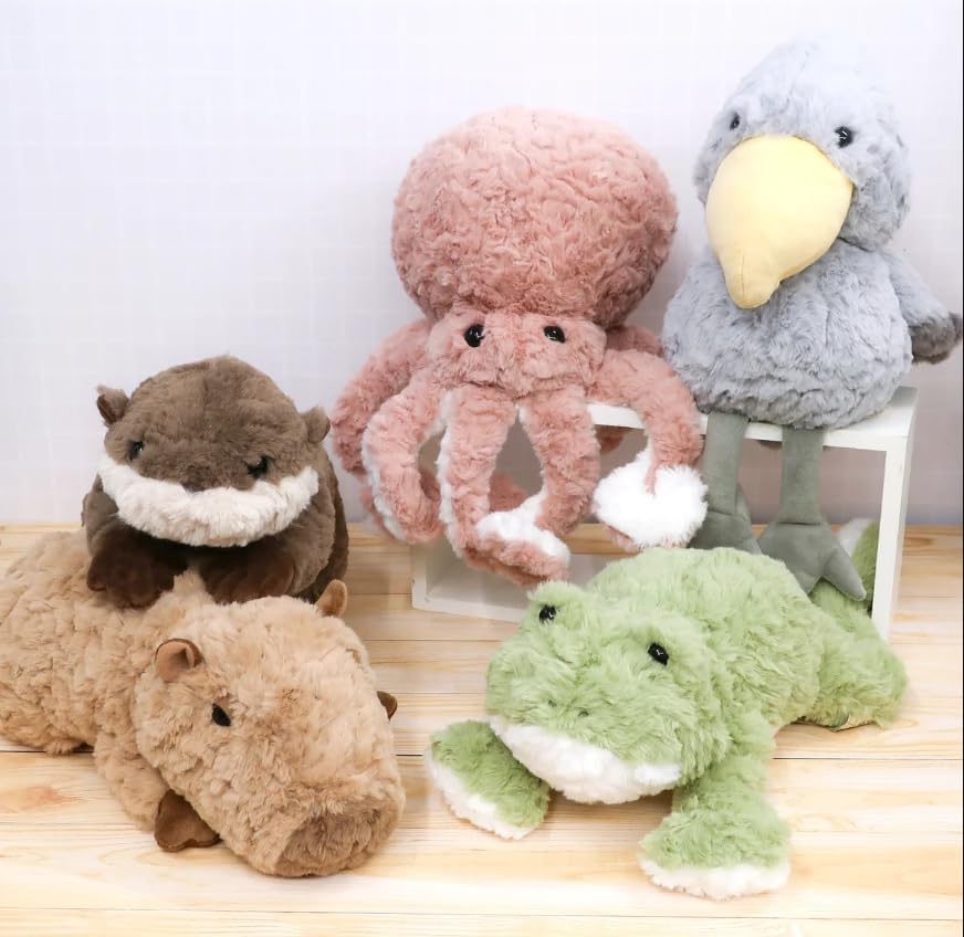 Naitou Design Mops Plush Octopus Suitable for ages 6 and up Approximately 38cm in length - -