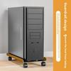Adjustable Desktop Computer Chassis Tray with Wheels