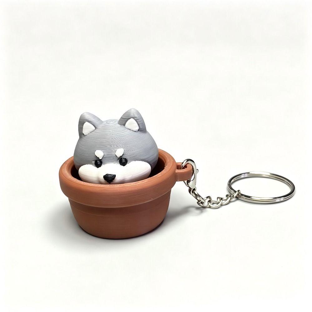 Key Ring Keycap Clicker Pendant Button Press Keyboard Fidgets Keychain Keyring Accessories