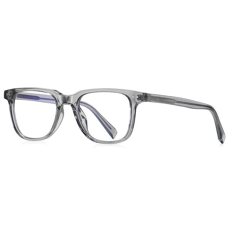 Anti Blaulicht Computerbrille Einfache Quadratische Brillengestelle Koreanischer Stil Unisex Weidenagel Brillenrahmen Auf Lager