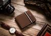 Men's Nubuck Wallet with RFID Protection - Peterson