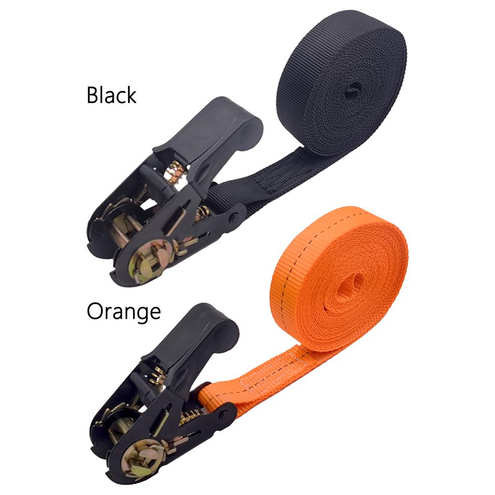Fixed Strap Adjustable Ratchet Strap Metal Buckle Sturdy Rope Tightener with Claws Cargo Strap Retractor Car