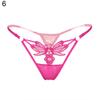 Mutandine slip a vita bassa con perizoma sexy in pizzo a forma di farfalla da donna