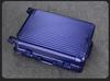 Aluminum-Magnesium Alloy Trolley Case with Universal Wheels, 24" Carry-On for Student Travel & Men's Business, with Combination Lock.