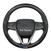 Steering Wheel Cover For Toyota Camry RAV4 Corolla 86 Reiz Wish CHR Celica Vitz Highlander Yaris Avalon Carbon Fiber Leather