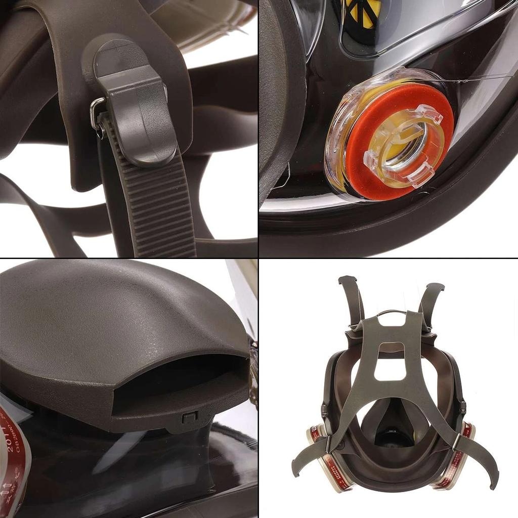 Anti Fog Full Face Respirator, Mask, Industrial Coating, Spraying, Safety Filter, Formaldehyde Protection, 6800