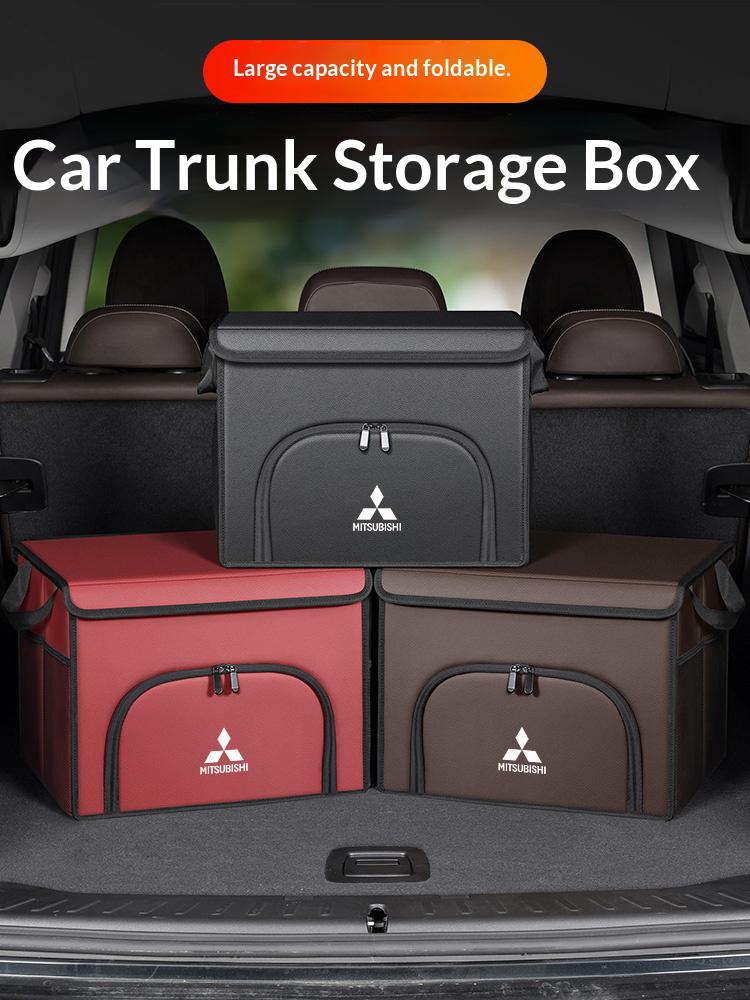 Car trunk Foldable storage box shoe storage organizing box For Mitsubishi Outlander Triton Colt Lancer EX Evolution X Pajero ASX