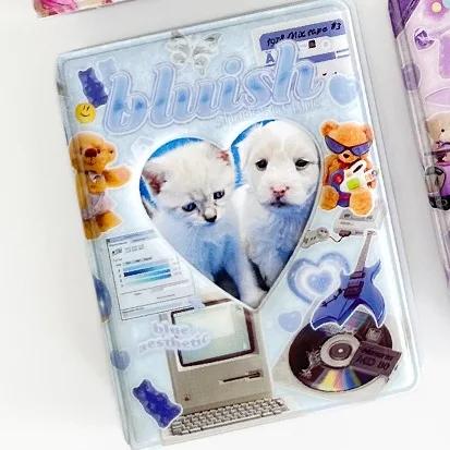 Kawaii Photocard Collect Book Kpop Binder Idol Photo Holder Books 40Pocket 3inch Photo Album