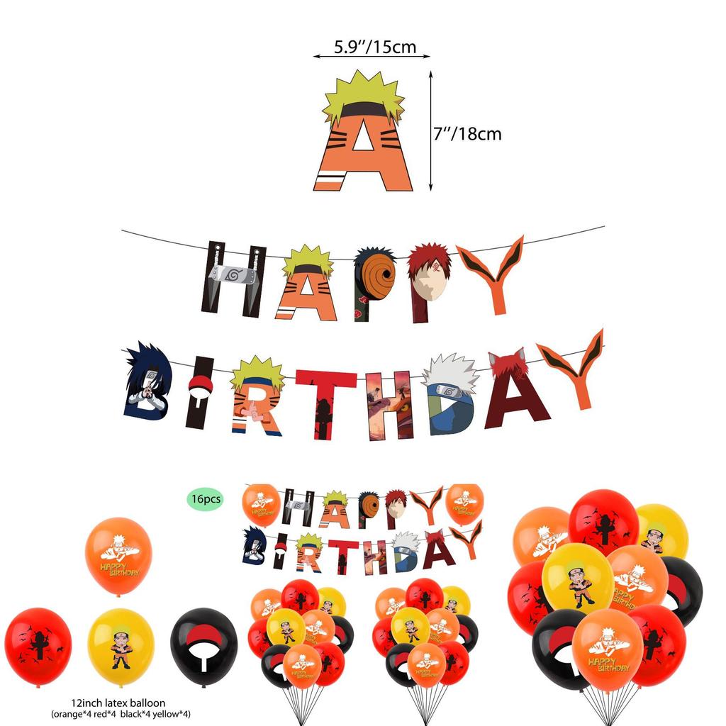 Brighten Up Your Party With Naruto Anime Themed Party Decorations