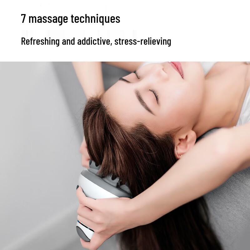 AUX Wiederaufladbares Smart Kopf- und Kopfhautmassagegerät