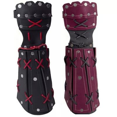 Renaissance Armstulpe Mittelalterliche Armschienen Erwachsene Halloween Armschutz Bühnenbedarf Armstulpen Kostüm Armschienen