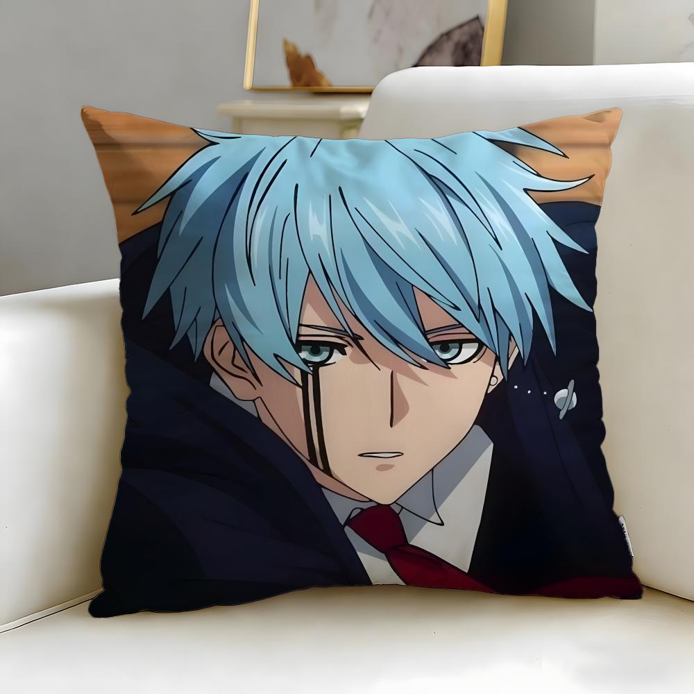 popular anime Mashle Magic and Muscles Cushion Cover Soft  EasyWash Pillow Case  Versatile for Couch Bed Travel and Office