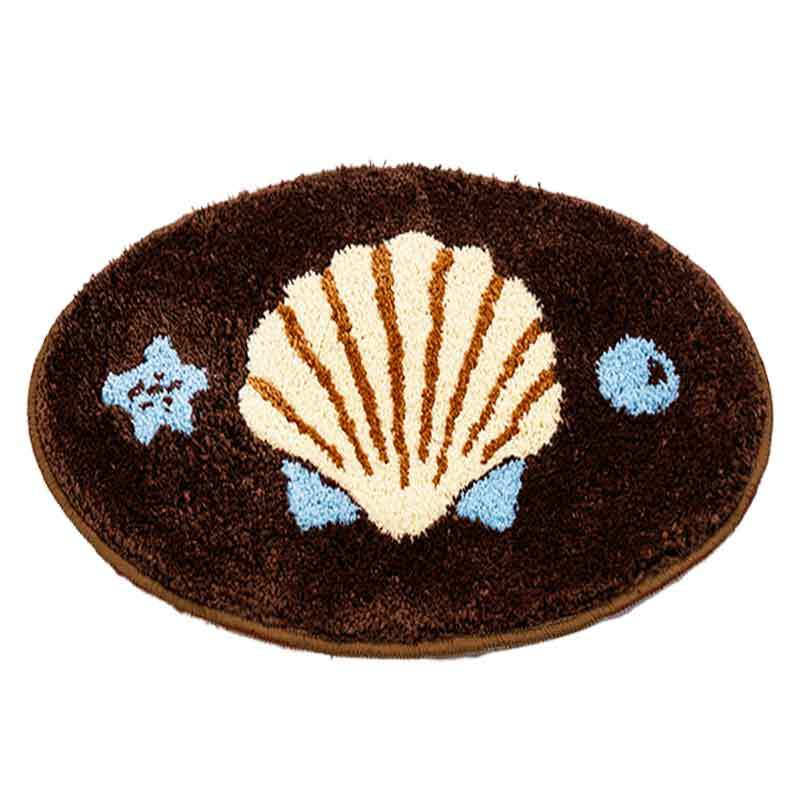 Cartoon Bathroom Carpet Absorbent Soft Floor Mat, Bedroom Bedside Decorative Floor Mat